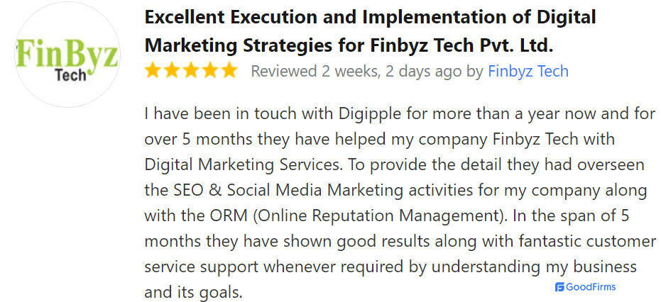 Digipple---digital-review by Finbyz Tech